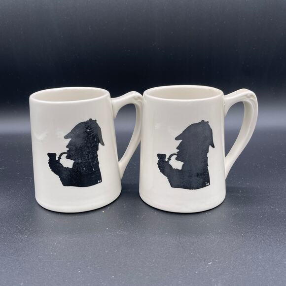 Vintage Hall China Sherlock Holmes Beer
Mug Tankard Cup - Picture 2 of 6
